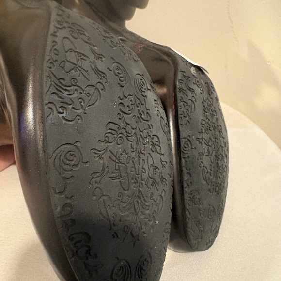 John Fluevog Black and Red Ankle Boots - Picture 4 of 4